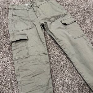 No Boundaries Woman’s Cargo Pants in Sage